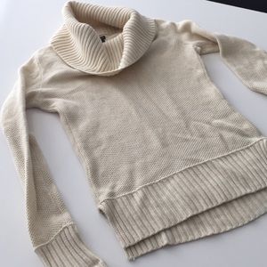 Club Monaco cowl neck cream sweater XS